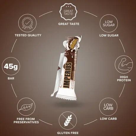 Μπάρα Πρωτεΐνης IronMaxx Imperius Protein Bar 45g Cookies & Cream