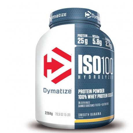 Πρωτεΐνη DYMATIZE ISO 100 Hydrolyzed 2264gr Smooth Banana