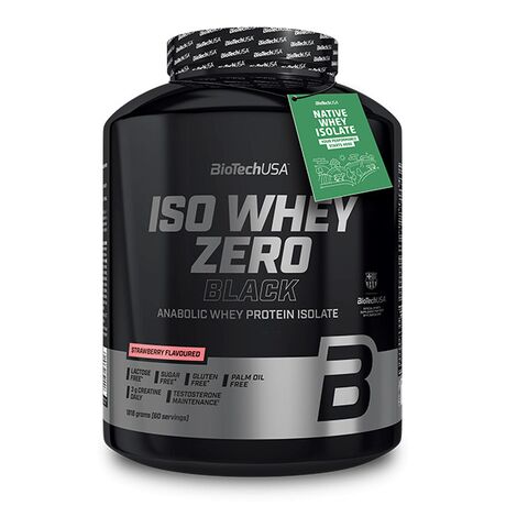 Πρωτεΐνη BioTech Usa  Iso Whey Zero Black 1816gr Strawberry