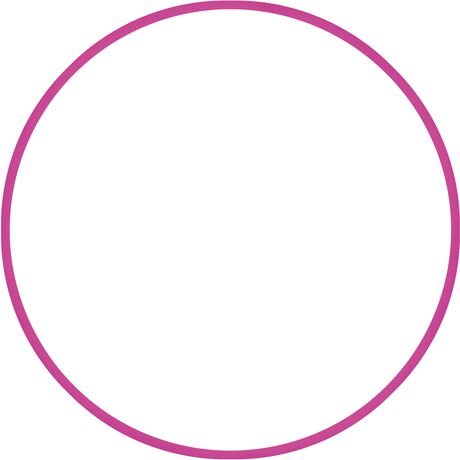 Χούλα-Χουπ 60cm - Φ18mm - 155gr, Φούξια 48169
