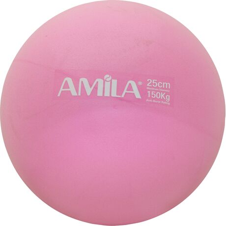 Μπάλα Γυμναστικής AMILA Pilates Ball 25cm Ροζ 95817