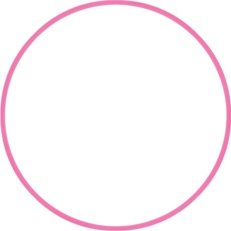 Χούλα-Χουπ 70cm - Φ19mm - 230gr, Ροζ 48158