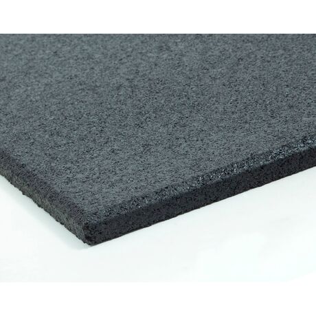 Λαστιχένιο Πάτωμα BEFIT ZERO Πλακάκι 100x50cm 20mm Μαύρο 94453
