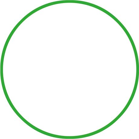 Χούλα-Χουπ 76cm - Φ18mm - 185gr, Πράσινο 48164