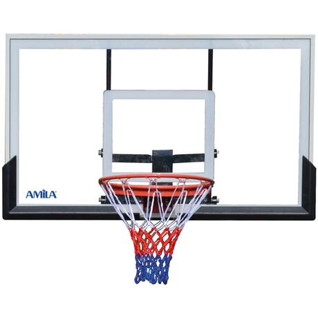 Μπασκέτα Deluxe με Βάση 230-307cm Tempered Glass 8mm 49220