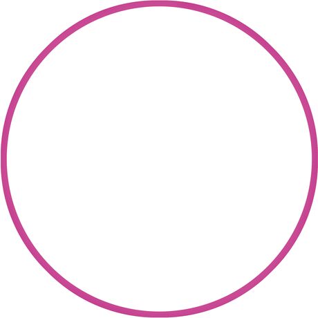 Χούλα-Χουπ 60cm - Φ18mm - 120gr, Φούξια 48015