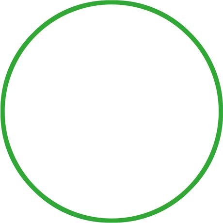 Χούλα-Χουπ 60cm - Φ18mm - 155gr, Πράσινο 48170