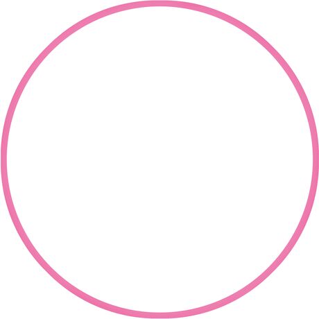 Χούλα Χουπ HQ 80cm - Φ19mm - 330gr, Ροζ 98816