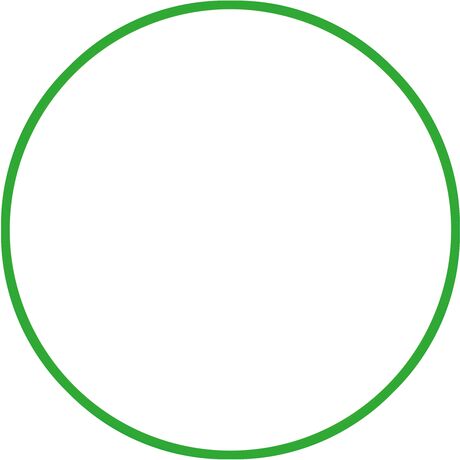 Χούλα-Χουπ 70cm - Φ19mm - 175gr, Πράσινο 48059