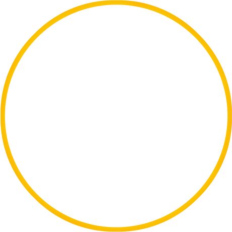 Χούλα-Χουπ HQ 60cm - Φ19mm - 230gr, Κίτρινο 98806