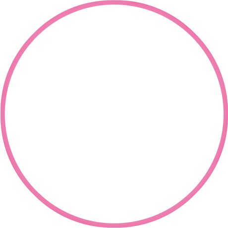 Χούλα-Χουπ HQ 70cm - Φ19mm - 280gr, Ροζ 98808