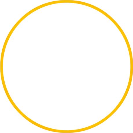 Χούλα Χουπ HQ 80cm - Φ19mm - 330gr, Κίτρινο 98820