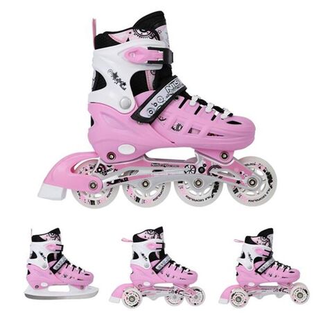 Αυξομειούμενα Πατίνια Roller NH 10905 ΣΕΤ 4 ΣΕ 1 INLINE SKATES NILS EXTREME ΡΟΖ - MEDIUM (35-38) Αυξομειούμενα Πατίνια Roller NH 10905 ΣΕΤ 4 ΣΕ 1 INLINE SKATES NILS EXTREME ΡΟΖ - MEDIUM (35-38)