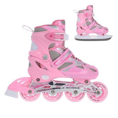 Αυξομειούμενα Roller NH18366 2 ΣΕ 1 Ροζ Large(39-42) IN-LINE SKATES/HOCKEY ICE SKATES Αυξομειούμενα Roller NH18366 2 ΣΕ 1 Ροζ Large(39-42) IN-LINE SKATES/HOCKEY ICE SKATES