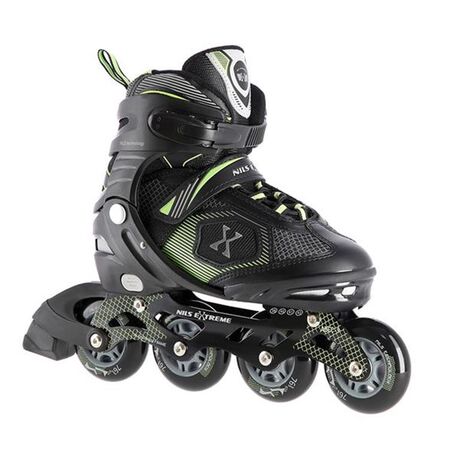 Πατίνια Roller Αυξομειούμενα Μαύρο/Πράσινο IN-LINE SKATES NILS EXTREME NA9080 Πατίνια Roller Αυξομειούμενα Μαύρο/Πράσινο IN-LINE SKATES NILS EXTREME NA9080