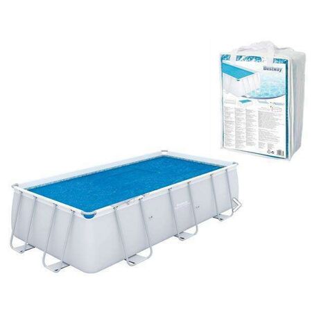 Προστατευτικό Κάλυμμα Πισίνας Παραλληλόγραμμο 380x180cm BESTWAY 15827