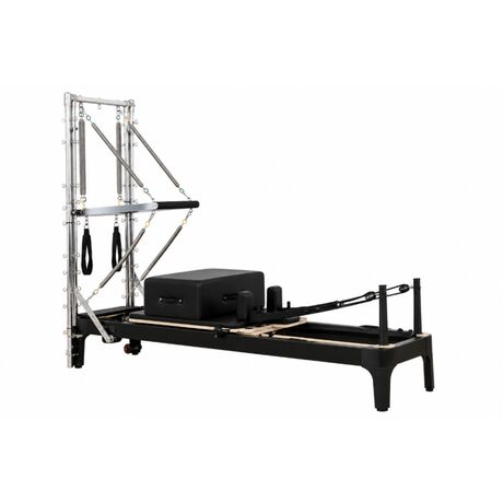 Κρεβάτι Pilates Pilates Reformer With Half Tower Alluminium Black VIKING