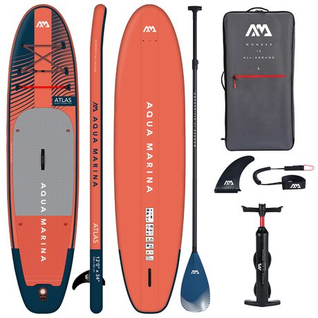Σανίδα SUP Φουσκωτή ATLAS 366cm AQUA MARINA 28349