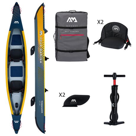 Κανό Φουσκωτό 2 Ατόμων Tomahawk II Air-K440 440cm AQUA MARINA 28359