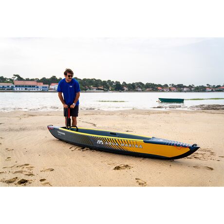Κανό Φουσκωτό 1 Ατόμου Tomahawk I Air-K375 375cm AQUA MARINA 28358