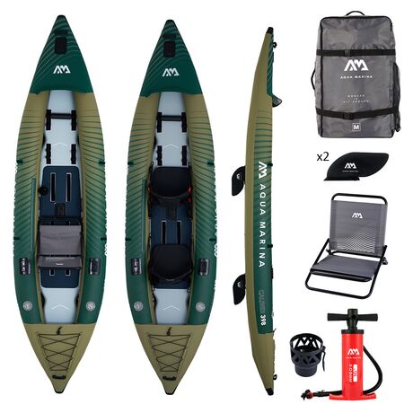 Καγιάκ Φουσκωτό 2 Ατόμων Caliber 395cm AQUA MARINA 28357